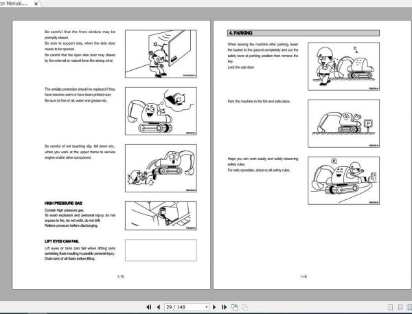 Hyundai Hydraulic Excavator Robex 130 Operator Manual 2