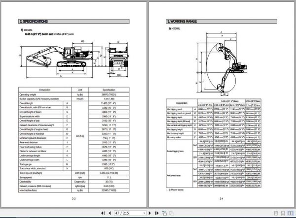 Hyundai Mining Excavator HX360L Operator Manual 2