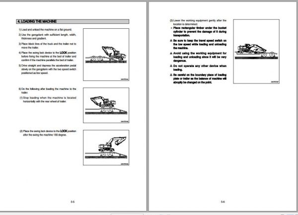 Hyundai Wheel Excavator R200W 7A Operator Manual 3