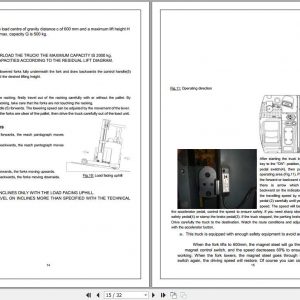 Jungheinrich Electric Reack Truck RT20 SMS 001 EN Instruction Handbook 3
