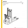 Jungheinrich Electric Stacker Truck EJD 220 Operating Instructions51132781 1