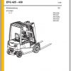 Jungheinrich Forklift EFG 425 430 Operating Instruction51151501DE 1