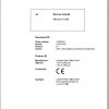 Liebher Telescopic Handler T 32 7 1666 3A 05 20156 Service Manual05 2020 1