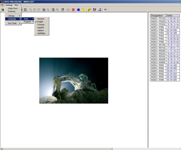 Liebherr Lidos EN Mining Truck Excavator 12.2020 Service Documentation Offline DVD 2