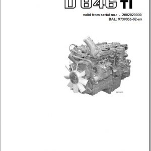 Liebherr Diesel Engine D846 TI Operating Manual9739056 1