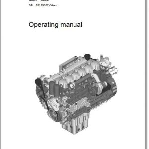 Liebherr Diesel Engine D934 D936 Operating Manual10115602 1