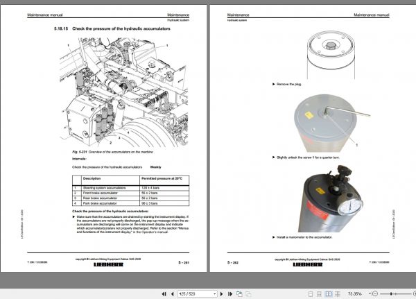 Liebherr Mining Truck T236 1236 130002 09 2020 en Maintenance Manuals 4
