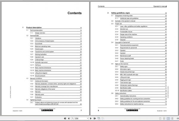 Liebherr Pipe Layer RL46 US Operators Manual07 2020 2