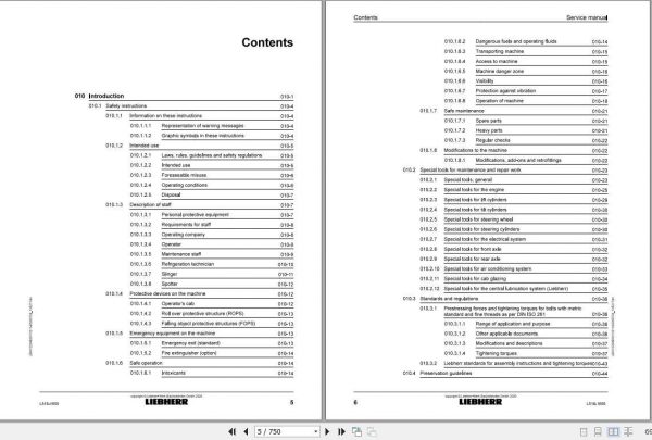 Liebherr Wheel Loader L518 G60 D 1655 Service Manual07 2020 2