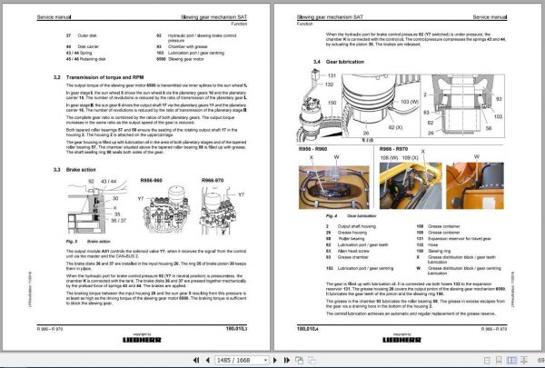 Liebherr Wheeled Crawler Excavators G 50 R966 980B Service Manual05 2020 3