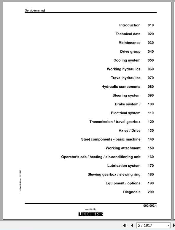Liebherr Wheeled Crawler Excavators LH150C LH150M Service Manuals09 2015 2