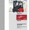 Linde E Stapler E12 E20 Series 386 Service Training ManualDE 1