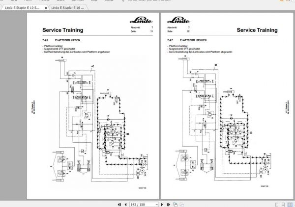 Linde E Stapler E 10 Series 334 Service Training ManualDE 3 1