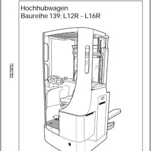 Linde Pallet Stacker L12R L16R Service Training ManualDE 1
