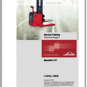Linde Pallet Stacker L14AS L16AS Service Training ManualDE 1