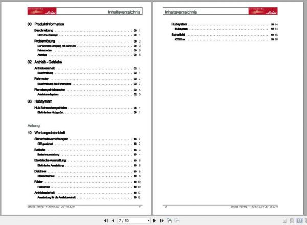 Linde Pallet Truck CiTi One Service Training ManualDE 3