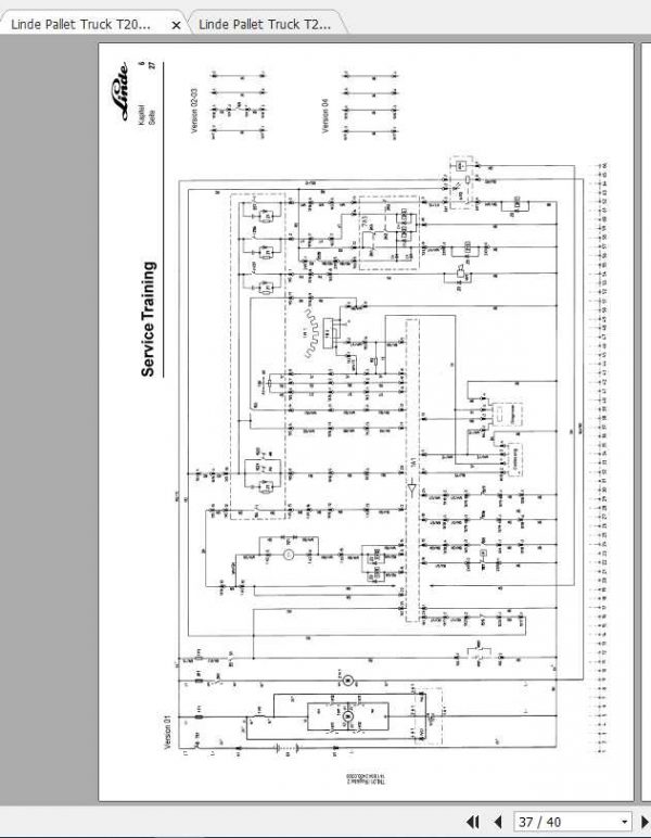 Linde Pallet Truck T20AP Service Training ManualDE 2