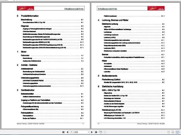 Linde Picker N20L N20LI Service Training ManualDE 2