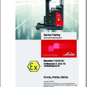 Linde Reach Truck R14Ex R16Ex R20Ex Series 115 Service Training ManualDE 1