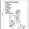 Linde Reach Truck R14 16 20 SNSHDS BR 115 02 AC Service Training Manual 1