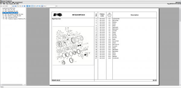 Massey Ferguson Tractor SA 11.2020 Parts Books and Workshop Manual 4