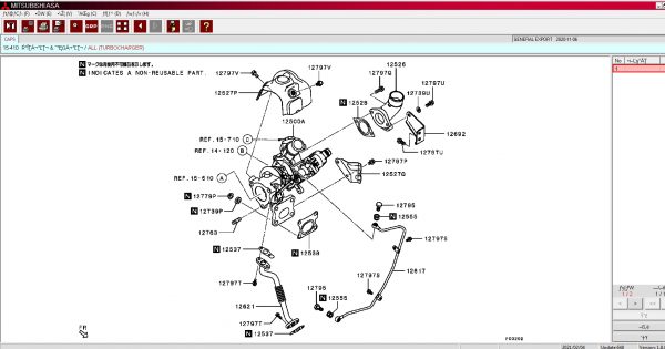 Mitsubishi ASA Europe G.Export USA Japan 01.2021 COMPLETE SET EPC Spare Parts Catalog 22