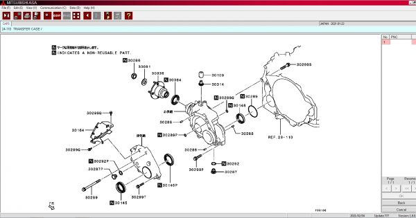 Mitsubishi ASA Europe G.Export USA Japan 01.2021 COMPLETE SET EPC Spare Parts Catalog 7