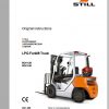 Still Diesel LPG Forklift RC41 25 RC41 30 Original Instructions 1