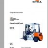 Still Diesel LPG Forklift RC41 25 RC41 30 Original Instructions 2