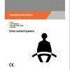 Still Driver Restraint Systems Operating Instructions 1 1