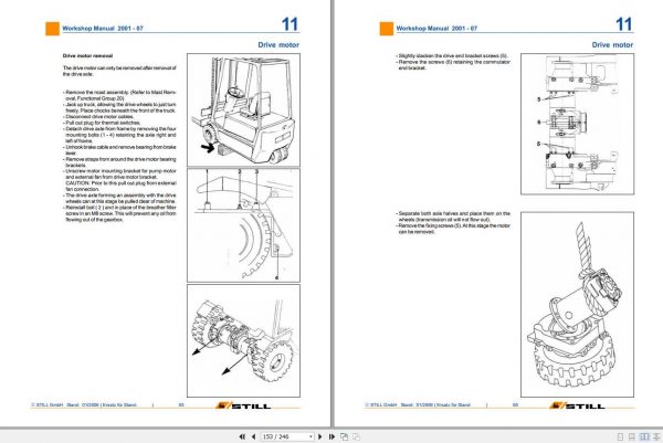 Still Electric Forklift R20 15 R20 16 R20 17 R20 20 Workshop ManualR20 2001 2007 3