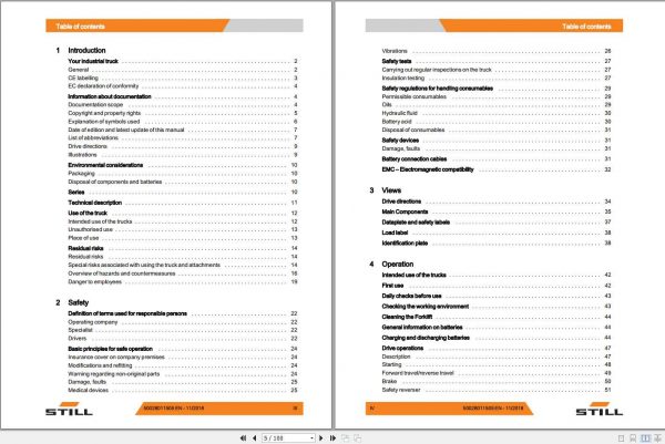 Still Electric Pallet Stacker ECV Original Instructions 2