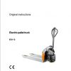 Still Electric Pallet Truck ECH 12 Original Instructions 1