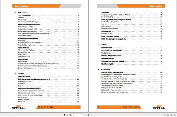 Still Electric Pallet Truck ECH 12 Original Instructions 2