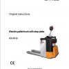 Still Electric Pallet Truck ECU SF 20 Original Instructions 1
