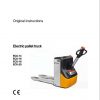 Still Electric Pallet Truck ECU 14 16 18 20 Original Instruction 1