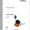 Still Electric Pallet Truck ECU 15C Original Instructions 2