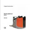 Still Electric Pallet Truck EXD S EXD S 20 Original Instructions 1