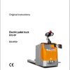 Still Electric Pallet Truck EXU SF 20 Original Instructions 1