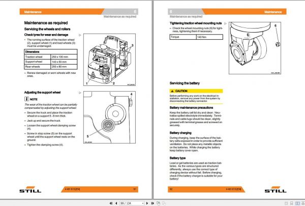 Still Electric Tractor CX Z 30 Operating Instructions 3