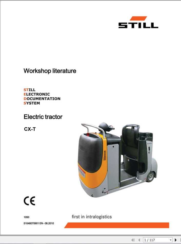 Still Electric Tractor CXT Workshop Manual 1