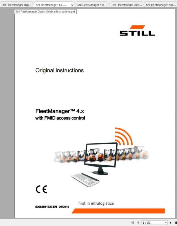 Still FleetManager Original Instructions 1