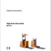 Still High Level Order Picker EK X10 Original Instructions 1