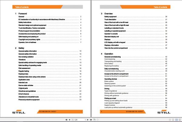 Still High Level Order Picker EK X10 Original Instructions 2