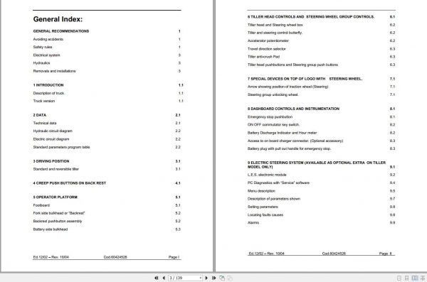 Still OM Pimespo Forklift LOGO Restyling Series 4516 Service Manual 2