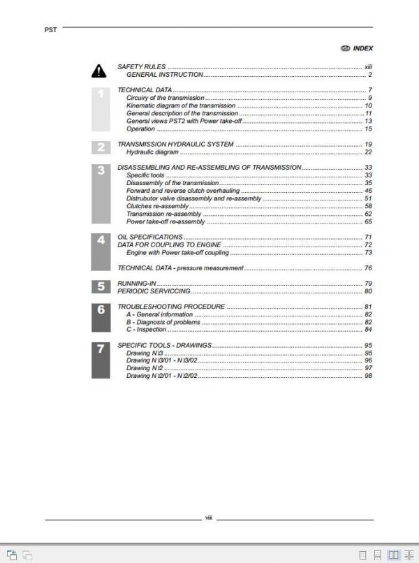 Still OM Pimespo Forklift Transmission PST2 Repair Manual60424192 2