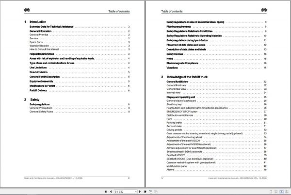 Still OM Pimespo Forklift XE22ac XE30ac Use Maintenance Manual 2