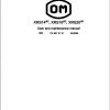 Still OM Pimespo Reach Truck XRS14ac XRS16ac XRS20ac User Maintenance Manual 1