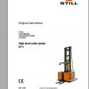 Still Order Picker EK X Original Instructions 2 1
