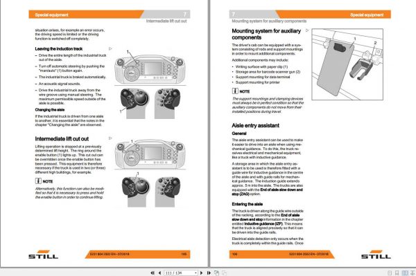 Still Order Picker MX X Original Instructions 3